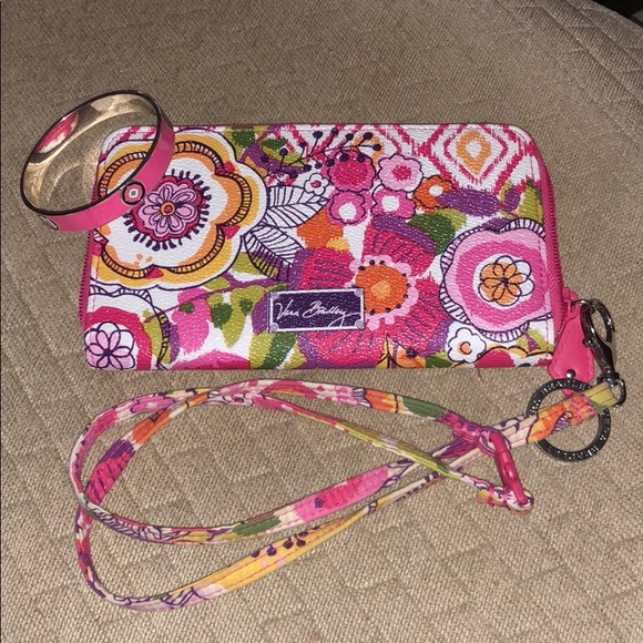 Vera Bradley Handbags - Vera Bradley wallet and Lanyard.